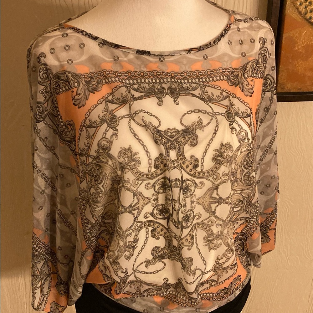 Jennifer Lopez grey/pink built in tank size-s